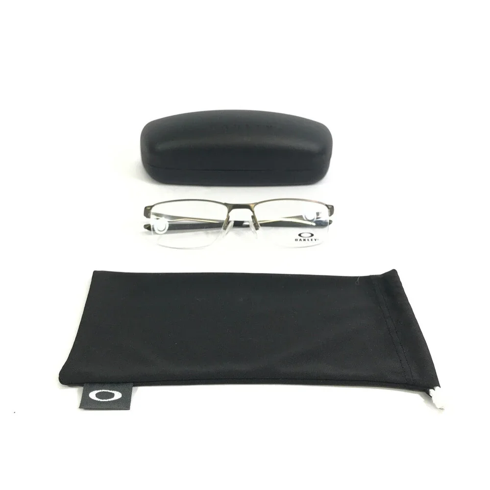 Oakley Eyeglasses Frames Socket 5.5 OX3218-0854 Satin Lead Half Rim 54-18-136